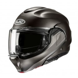 HJC Κράνος F100 Semi Flat Titanium Flip Up / Modular