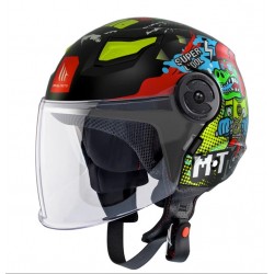 MT Κράνος Lite Dino Junior ECE 22.06 Α1 μαύρο matt MT Κράνος Lite Dino Junior ECE 22.06 Α1 μαύρο matt