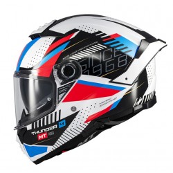 MT Κράνος Thunder 4 SV Luminence A7 άσπρο/κόκκινο/μπλε gloss Full Face