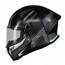 MT Κράνος Stinger 2 ECE 22.06 Tron B12 μαύρο/γκρι gloss ΚΡΑΝΗ