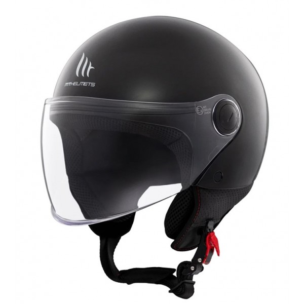 MT Κράνος Street S ECE 22.06 μαύρο gloss Α1 Jet / Open