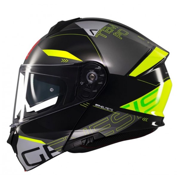 MT Κράνος Genesis SV Atempo ECE 22.06 B3 μαύρο/fluo gloss Flip Up / Modular