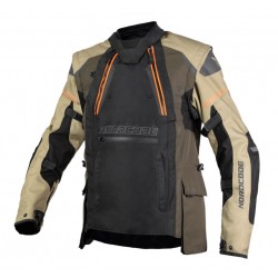 Nordcode Μπουφάν Μηχανής Safari Sand-Black-Khaki Ανδρικό 4 εποχών Μπουφάν Textile