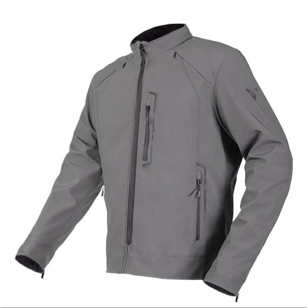 Nordcode Μπουφάν Μηχανής Polo Softshell EN1621 Ανδρικό Χειμερινό Γκρι Μπλούζες / Γιλέκα / Ζακέτες