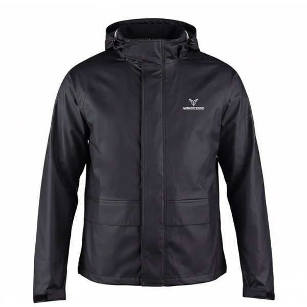 Nordcode Αδιάβροχο & διαπνέον μπουφάν Rain Jacket stretched μαύρο Αδιάβροχα