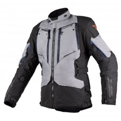 Nordcode Μπουφάν Μηχανής Odyssey Dark Grey-Black Ανδρικό 4 εποχών Μπουφάν Textile