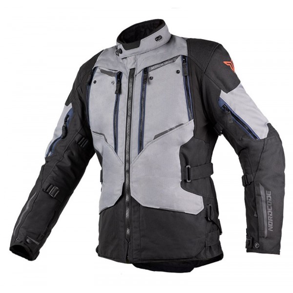 Nordcode Μπουφάν Μηχανής Odyssey Dark Grey-Black Ανδρικό 4 εποχών Μπουφάν Textile