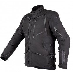 Nordcode Μπουφάν Μηχανής Odyssey Black Ανδρικό 4 εποχών Μπουφάν Textile