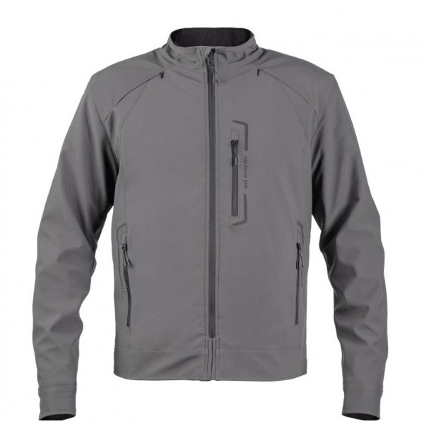 Nordcode Μπουφάν Μηχανής Polo Softshell EN1621 Ανδρικό Χειμερινό Γκρι OVERSIZE Μπλούζες / Γιλέκα / Ζακέτες