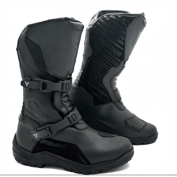 Nordcode Μπότα δερμάτινη Explorer High WP μαύρο CE Μπότες / Παπούτσια