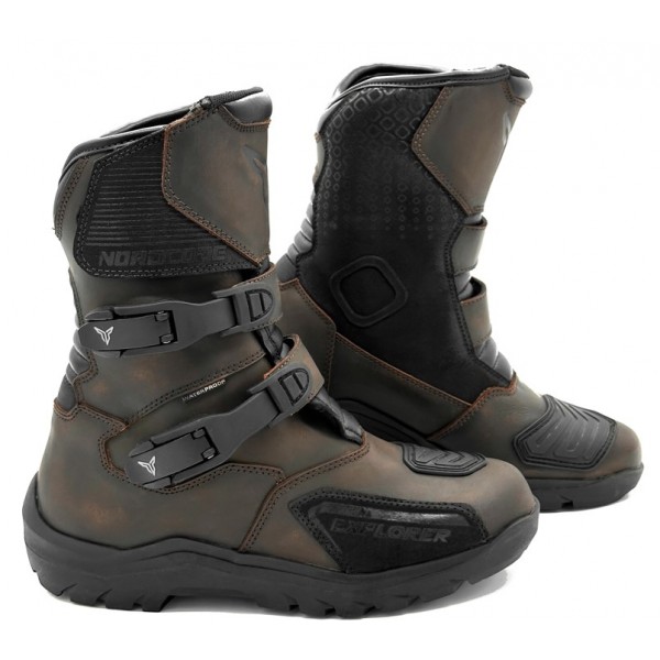 Nordcode Μποτά δερμάτινη Explorer WP EN 13634 καφέ Μπότες / Παπούτσια
