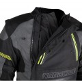 Nordcode Μπουφάν Μηχανής Safari Anthracite/Fluo Ανδρικό 4 εποχών Μπουφάν Textile