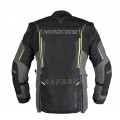 Nordcode Μπουφάν Μηχανής Safari Anthracite/Fluo Ανδρικό 4 εποχών Μπουφάν Textile