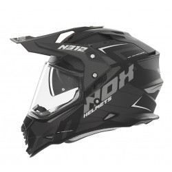 Nox Κράνος N312 Vapor ECE 22.06 τιτάνιο/μαύρο ματ Moto Cross