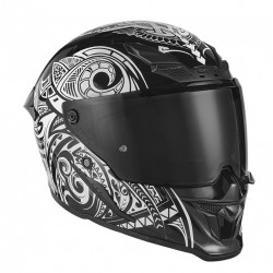 Nox Κράνος Goliath Maori ECE 22.06 άσπρο/μαύρο ματ ΚΡΑΝΗ