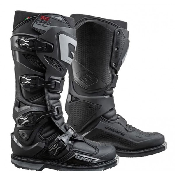 Gaerne MX Μπότες SG 22 μαύρο Μπότες / Παπούτσια