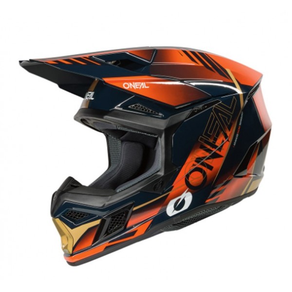 Oneal Κράνος 3SRS Haze V.26 ECE 22.06 μπλε/πορτοκαλί/χρυσό ΚΡΑΝΗ