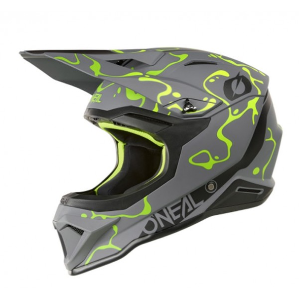 Oneal Κράνος 1SRS Splash V.26 ECE 22.06 γκρι/neon κίτρινο Moto Cross