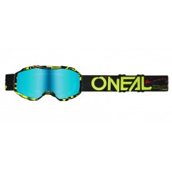 Oneal Μάσκα B-10 Attack V.24 Junior μαύρο/νεον κίτρινο Γυαλιά / Goggles