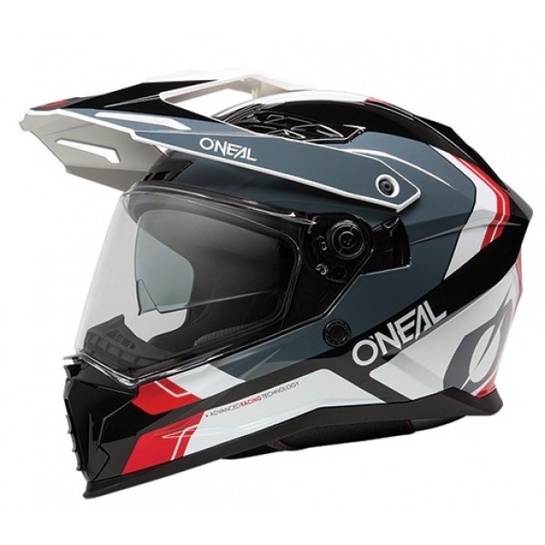 ONeal Κράνος DSRS Nomad V.26 (ECE 22.06) μαύρο/άσπρο/κόκκινο Moto Cross ONeal Κράνος DSRS Nomad V.26 (ECE 22.06) μαύρο/άσπρο/κόκκινο Moto Cross