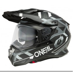 ONeal Κράνος DSRS Square V.25 (ECE 22.06) μαύρο/άσπρο/γκρι ΚΡΑΝΗ