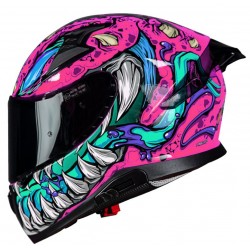 Pilot Κράνος Snake sv ECE 22.06 Reptile-X ροζ gloss + extra φυμέ ζελατίνα ΚΡΑΝΗ