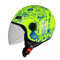 Pilot Κράνος Fazer Junior ECE22.06 άσπρο Παιδικά Κράνη