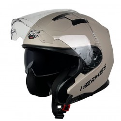 Pilot Κράνος Hermes SV special edition μόκα ματ Jet / Open