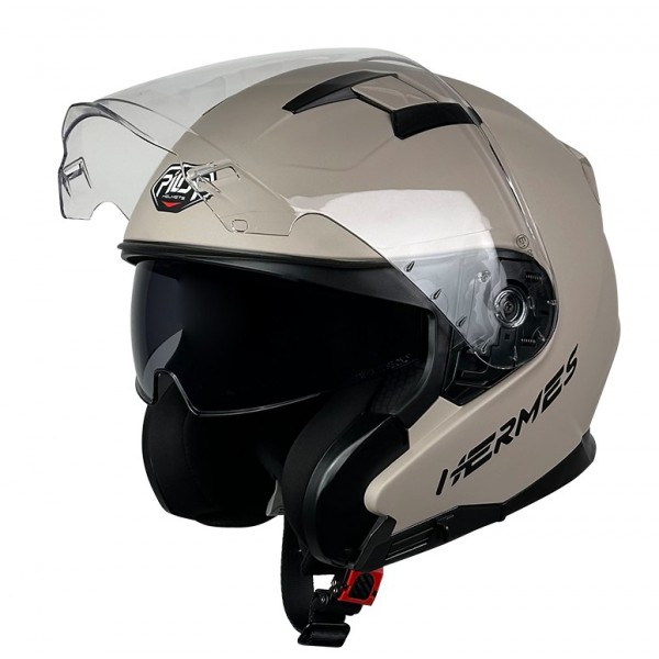 Pilot Κράνος Hermes SV special edition μόκα ματ Jet / Open