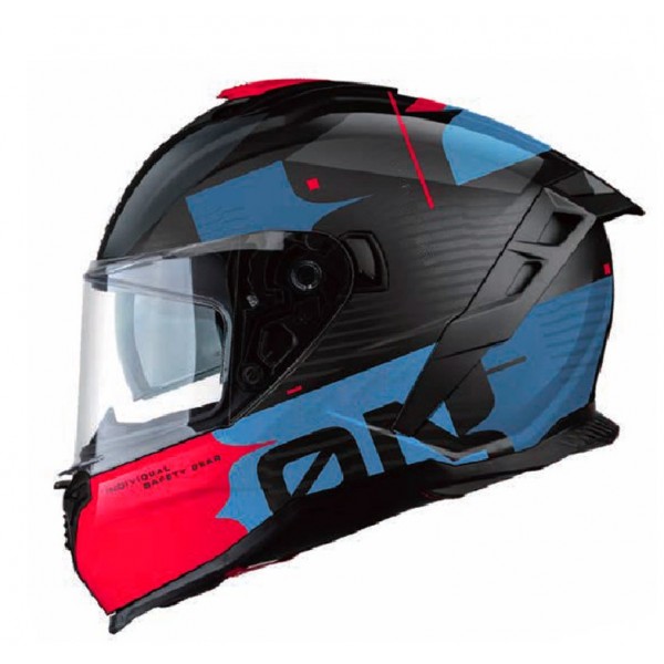 Pilot Κράνος Corsair SV On ECE 22.06 μαύρο/μπλε/κόκκινο gloss (περιλαμβάνει Pinlock 30) ΚΡΑΝΗ