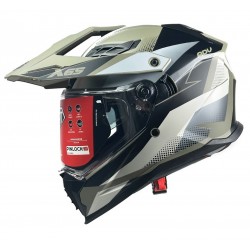 Pilot Κράνος Atacama SV ECE 22.06 πράσινο/γκρι (περιλαμβάνει Pinlock 30)