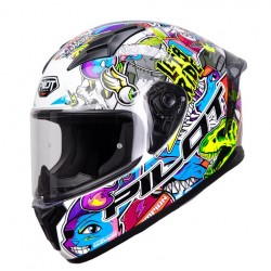 Pilot Κράνος Flex Streetbomb άσπρο Full Face