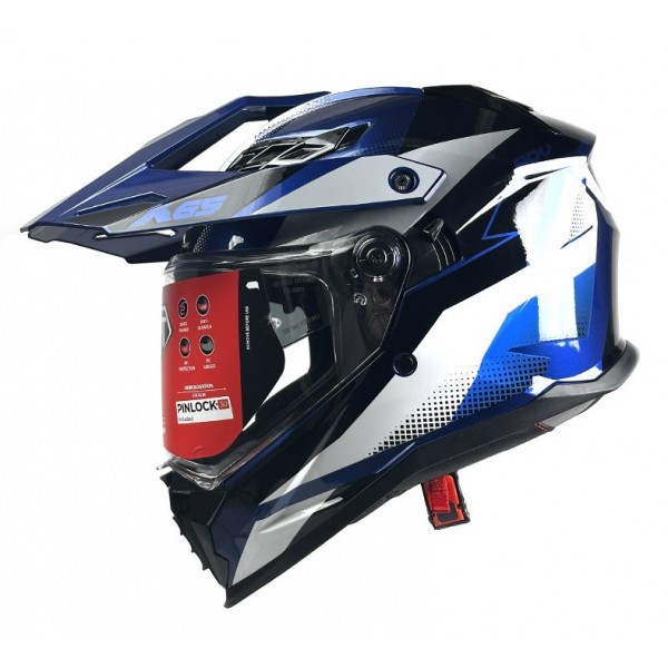 Pilot Κράνος Atacama SV ECE 22.06 μπλε/άσπρο (περιλαμβάνει Pinlock 30) ΚΡΑΝΗ Pilot Κράνος Atacama SV ECE 22.06 μπλε/άσπρο (περιλαμβάνει Pinlock 30) ΚΡΑΝΗ