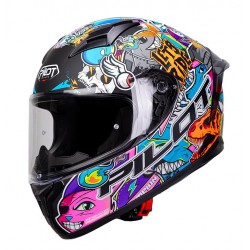 Pilot Κράνος Flex Streetbomb μαύρο/κόκκινο ΚΡΑΝΗ