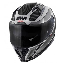 Givi Κράνος 50.Z Titanium/Black/White + Extra Dark Smoke Visor 22.06 