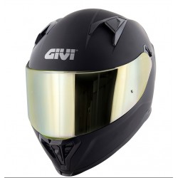 Givi Κράνος 50.Z BLACK + EXTRA DARK GOLD MIRROR VISOR 22.06