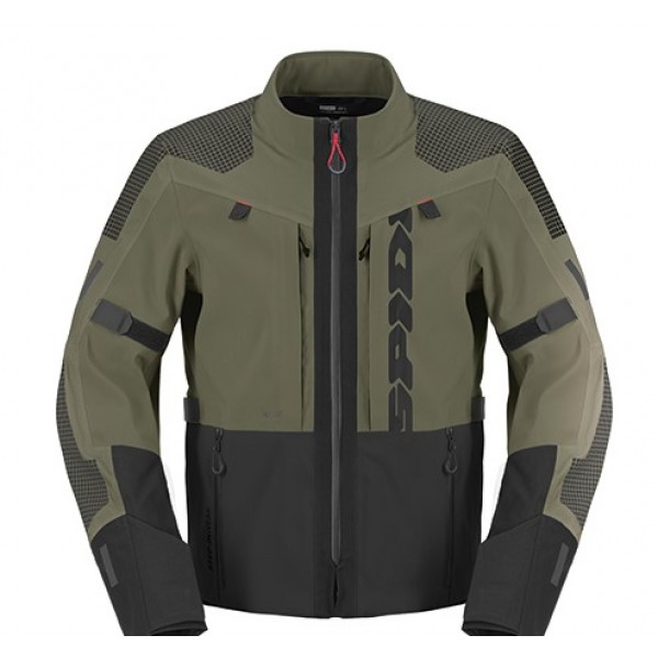 Spidi Μπουφάν Μηχανής Frontier Pro H2Out Χειμερινό Χακί Πράσινο 265 Μπουφάν Textile