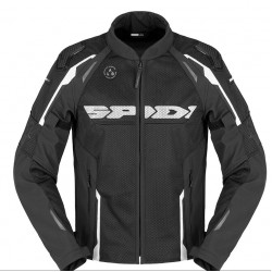 Spidi Μπουφάν Μηχανής Race Warrior 2 Net Μαύρο/Ασπρο 011