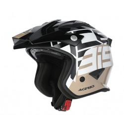 Acerbis Κράνος Jet Aria Metallic 26602.320 μαύρο/καφέ