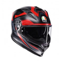 AGV Κράνος K7 MPLK Glimpse Matt Black/Red