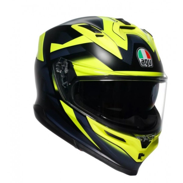 AGV Κράνος K7 MPLK Glimpse Matt Black/Yellow Fluo ΚΡΑΝΗ