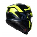 AGV Κράνος K7 MPLK Glimpse Matt Black/Yellow Fluo ΚΡΑΝΗ