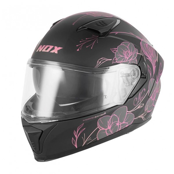 Nox Κράνος N402 Spring ροζ ματ ΚΡΑΝΗ