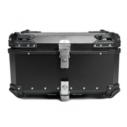 BLACK ONE Βαλίτσα κεντρική H65 ΑΛΟΥΜΙΝΙΟΥ 65lt μαύρη με πιάστρα και εσωτερική επένδυση Βαλίτσες (Topcase)