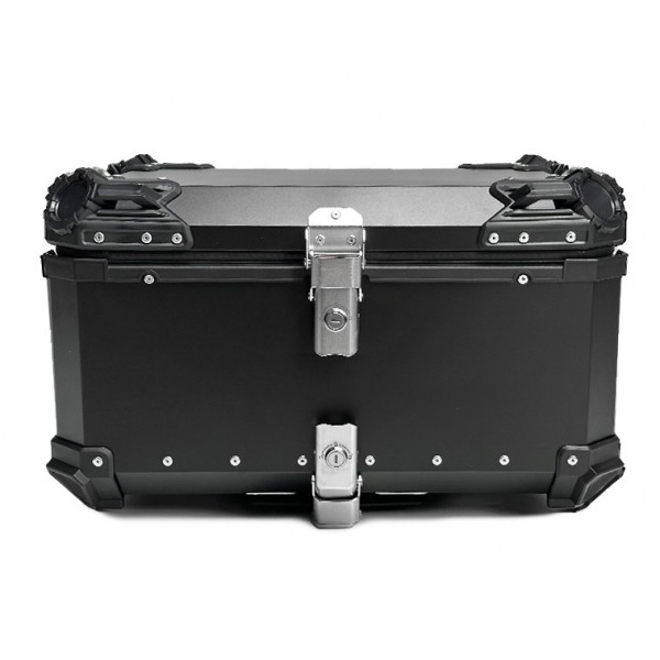 BLACK ONE Βαλίτσα κεντρική H65 ΑΛΟΥΜΙΝΙΟΥ 65lt μαύρη με πιάστρα και εσωτερική επένδυση Βαλίτσες (Topcase) BLACK ONE Βαλίτσα κεντρική H65 ΑΛΟΥΜΙΝΙΟΥ 65lt μαύρη με πιάστρα και εσωτερική επένδυση Βαλίτσες (Topcase)