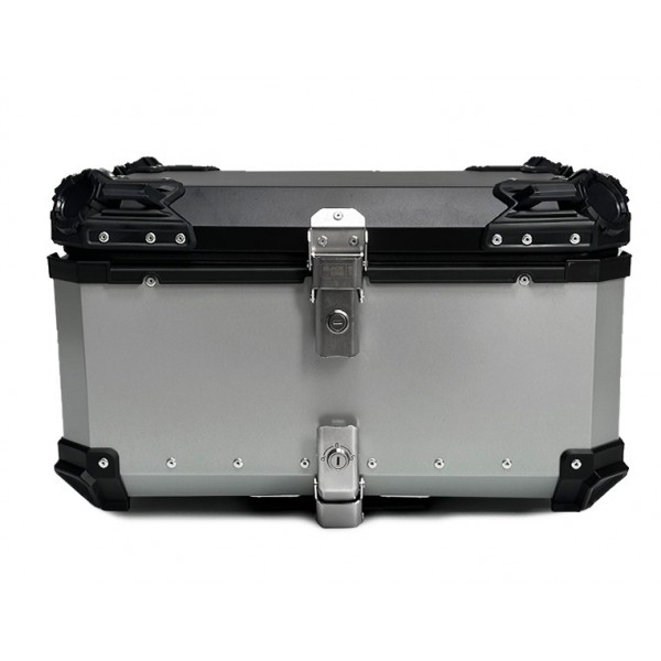BLACK ONE Βαλίτσα κεντρική H65 ΑΛΟΥΜΙΝΙΟΥ 65lt ασημί με πιάστρα και εσωτερική επένδυση Βαλίτσες (Topcase) BLACK ONE Βαλίτσα κεντρική H65 ΑΛΟΥΜΙΝΙΟΥ 65lt ασημί με πιάστρα και εσωτερική επένδυση Βαλίτσες (Topcase)