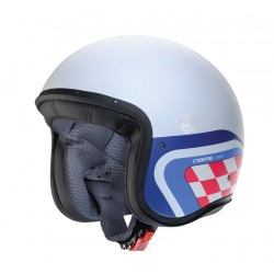 Caberg Κράνος Jet Freeride-X Daytona matt white/light blue/red ΚΡΑΝΗ