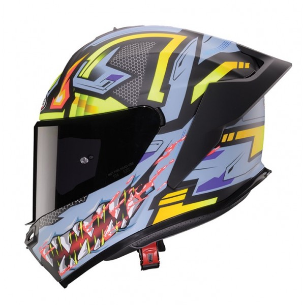 Caberg Κράνος Roxter Hunter μαύρο/γκρι/κίτρινο fluo Full Face