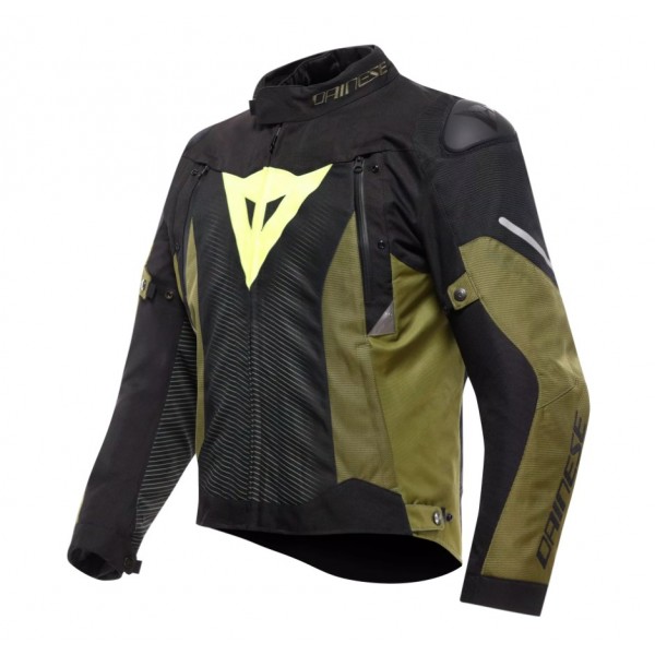 DAINESE ΜΠΟΥΦΑΝ SUPER SPRINT D-DRY BLACK/GREEN Μπουφάν Textile