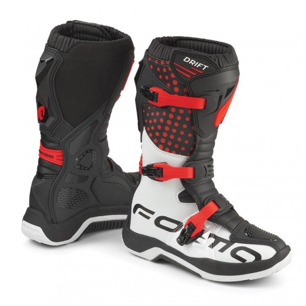 Forma Μπότες Drift Junior μαύρο/κόκκινο/άσπρο Μπότες / Παπούτσια